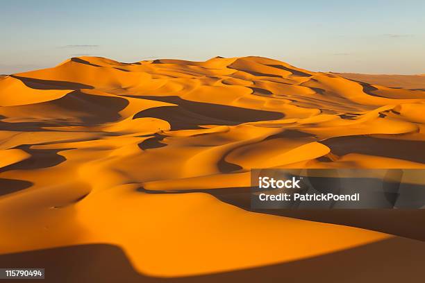 Sand Dunes Murzuq Desert Sahara Libya Stock Photo - Download Image Now - Sahara Desert, Desert Area, Libya