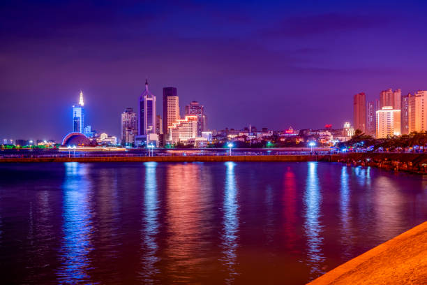 istock Qingdao Beautiful Coastline and Urban Architectural Landscape Skyline 1157908554