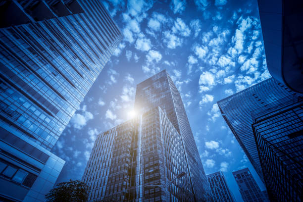istock Shenzhen Financial District skyscraper building glass exterior wall 1157911462