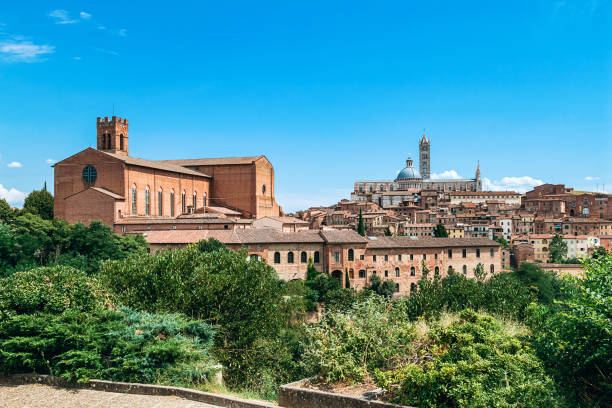 istock view of old town in siena 1157912200