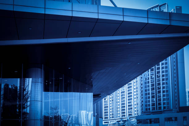 istock Shenzhen Financial District skyscraper building glass exterior wall 1157915580