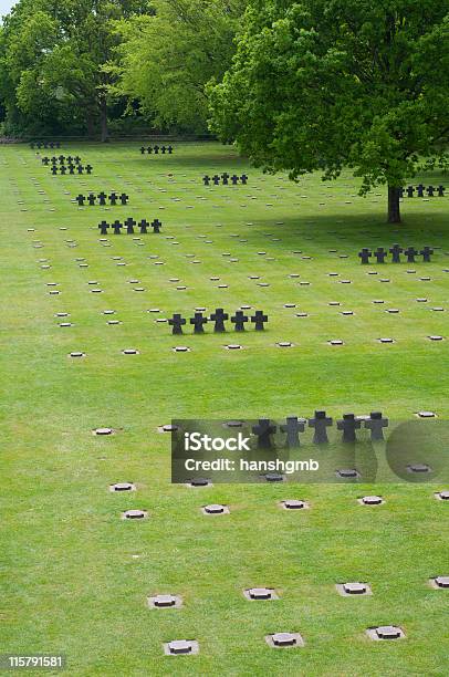 Deutsche War Cemetery In Normandie Frankreich Stockfoto und mehr Bilder von Alliierte - Alliierte, Aufopferung, Baum