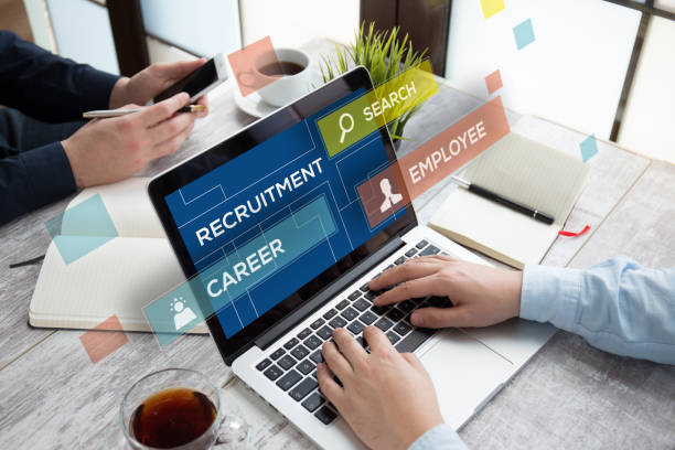 recruitment concept - job listing imagens e fotografias de stock