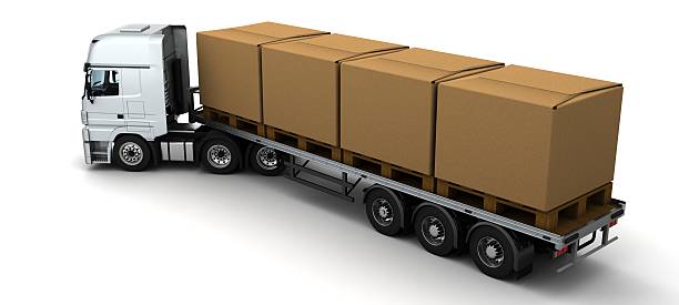 istock HGV Truck Shipping Cardboard Boxes 115792207
