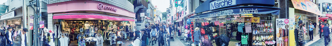 TOKYO - MAY 20, 2016: Tourists in Takeshita Street. Tokyo attracts 5 million foreign visitors each year.