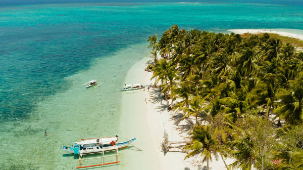 istock Beautiful beach on a tropical island. Balabac, Palawan, Philippines 1157923849