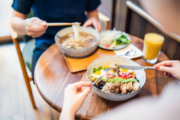 istock Healthy eating in a cafe 1157933412