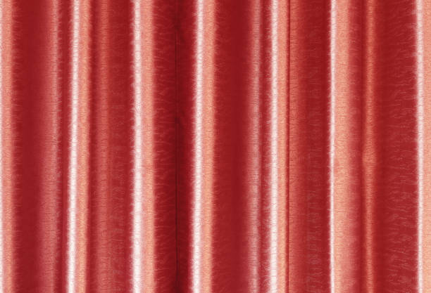 istock Luxury rose gold silk curtain texture for background and design art work. 1157933503