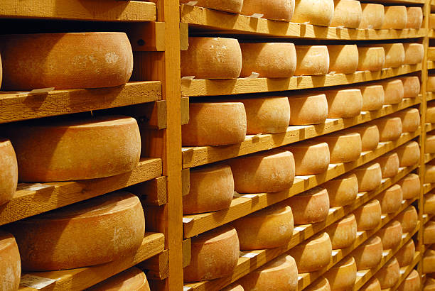 сыр refining на панелях - raclette cheese стоковые фото и изображения