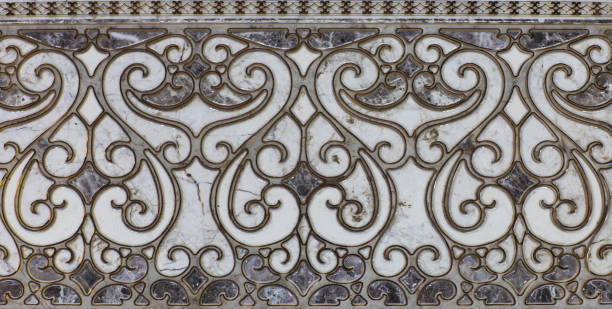 istock marble tiles with arabic mosaic pattern for the kitchen 1157947279