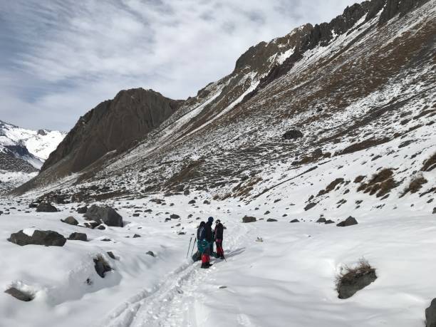 istock Landscape of mountain snow and valley 1157947682