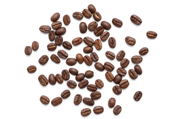 istock top view of coffee beans isolated on white background, 1157949482