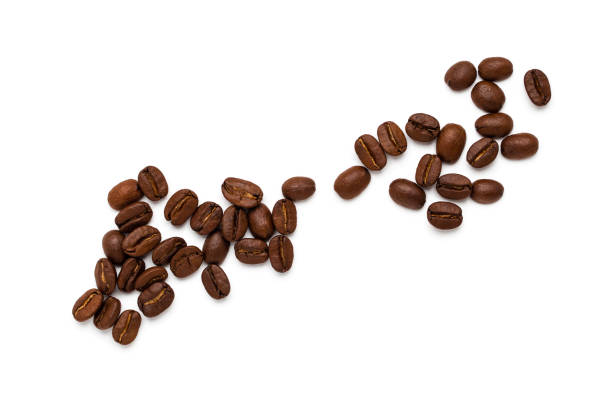 istock top view of coffee beans isolated on white background, 1157949483