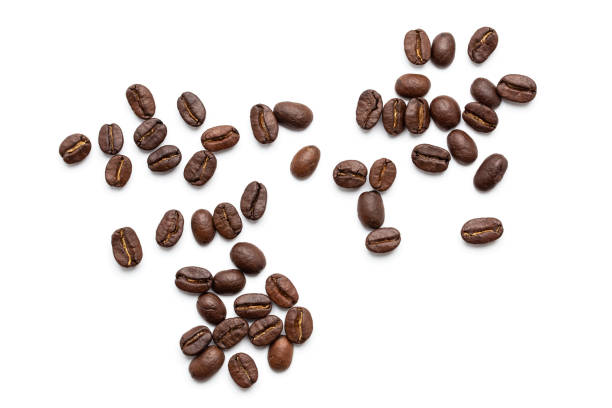 istock top view of coffee beans isolated on white background, 1157949583