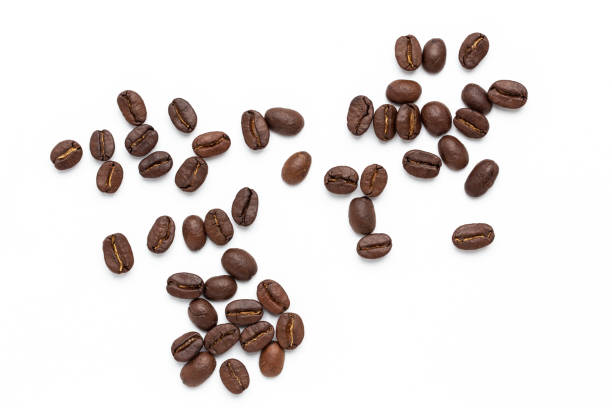 istock top view of coffee beans isolated on white background, 1157949654