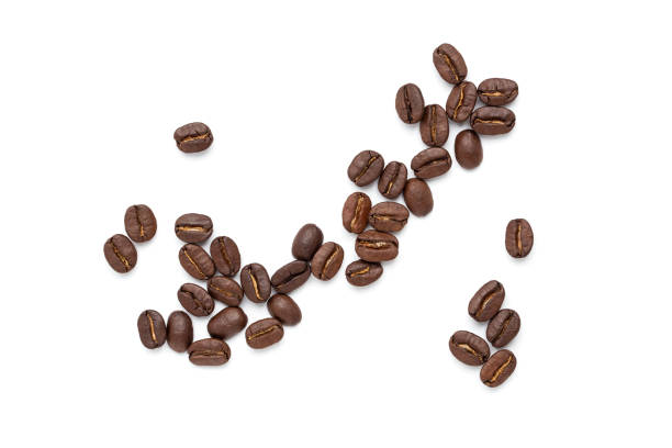istock top view of coffee beans isolated on white background, 1157950191