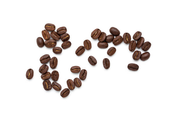 istock top view of coffee beans isolated on white background, 1157950308