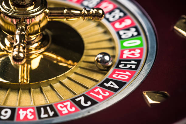 istock Close Up View on Roulette Drum with Lucky Numbers, Casino Theme 1157950506