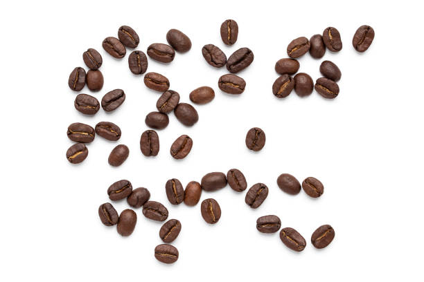 istock top view of coffee beans isolated on white background, 1157950785