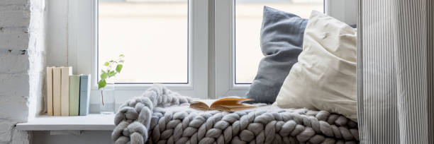 istock Relaxation area on wooden windowsill 1157953667