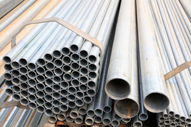 istock Steel cross section in the construction site 1157957329