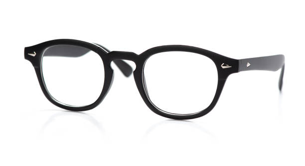 istock Round eyeglasses isolated on white background 1157958853