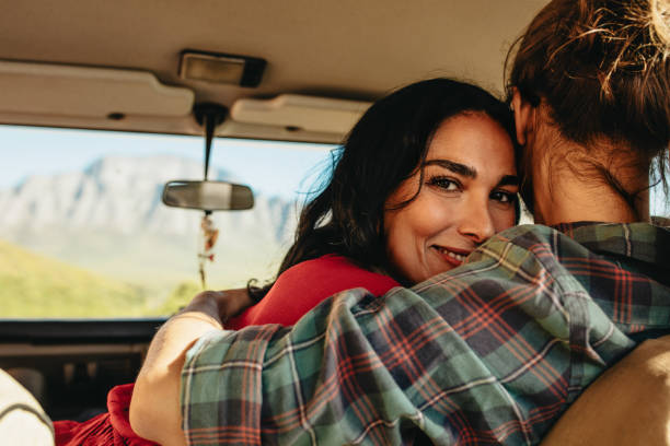istock Loving couple on a road trip 1157959578