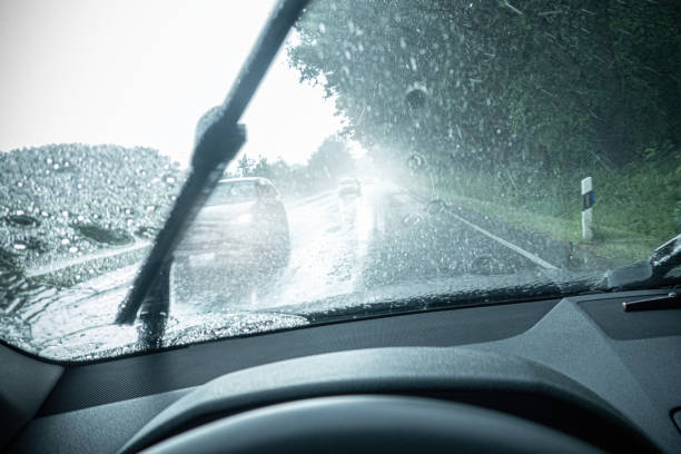 istock Driving in the rain on the highway 1157961821