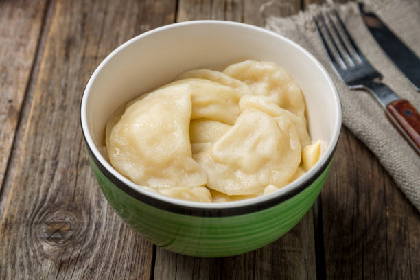 istock dumplings with cottage cheese on a plate 1157963257