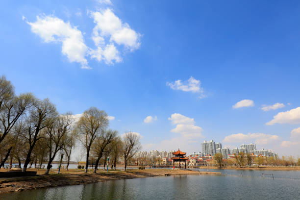 istock Urban Water Park Scenery 1157968120