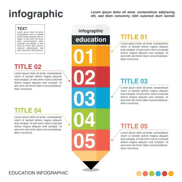 Vector illustration of Education Infographic