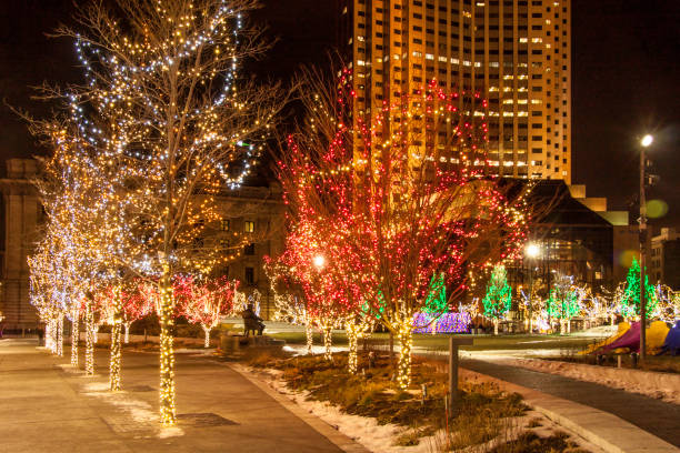 istock Downtown Cleveland at Christmas 1157974355