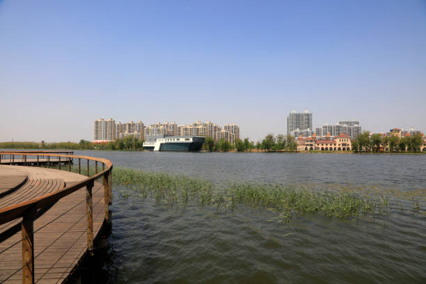 istock Waterfront City Architectural Landscape, Tangshan, China 1157977607