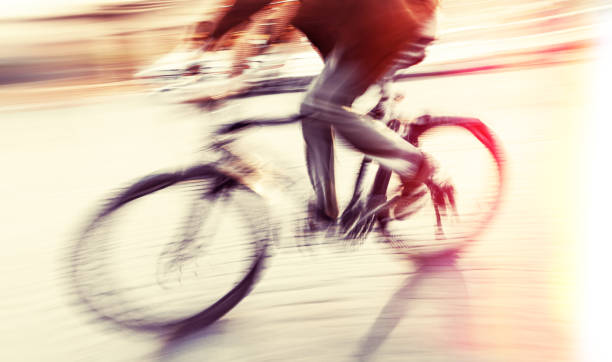 istock cyclist on the city roadway 1157979152