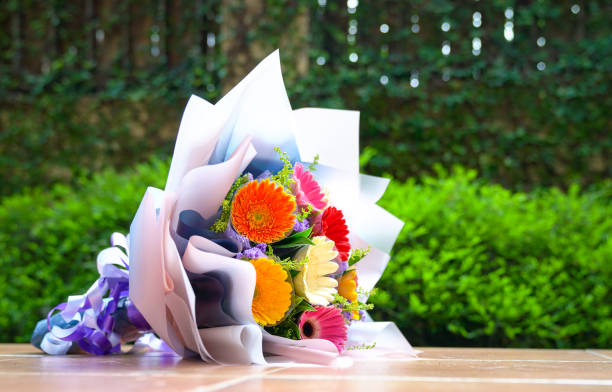 istock Bouquet of Gerbera Daisy flowers 1157981542