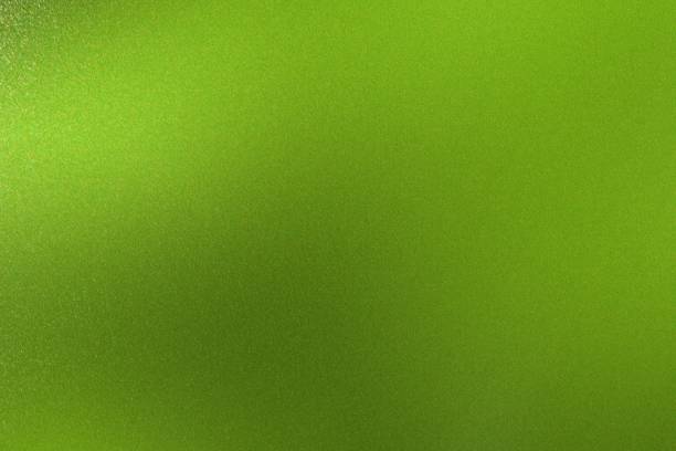 istock Brushed green foil metallic sheet, abstract texture background 1157982074