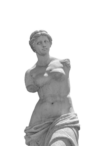 istock White background, broken arm Venus statue, Roman mythology, Aphrodite. 1157983910