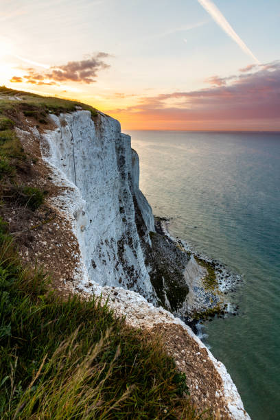 도버의 백색 절벽 - white cliffs of dover dover england kent southeast england 뉴스 사진 이미지