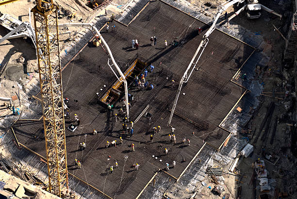 metal reinforcement, construction of a high-rise building or commercial complex6 metal construction, monolithic construction, norms of modern construction, structural safety, engineering in construction and planning architect, metal in construction