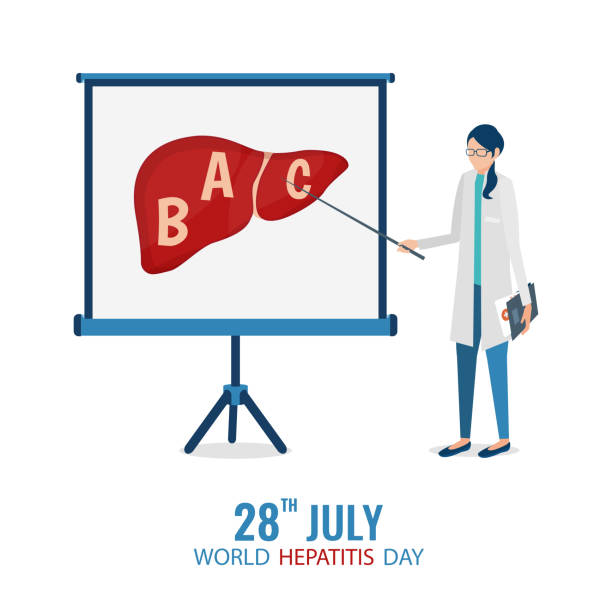 illustrations, cliparts, dessins animés et icônes de journée mondiale de l'hépatite - hepatitis virus