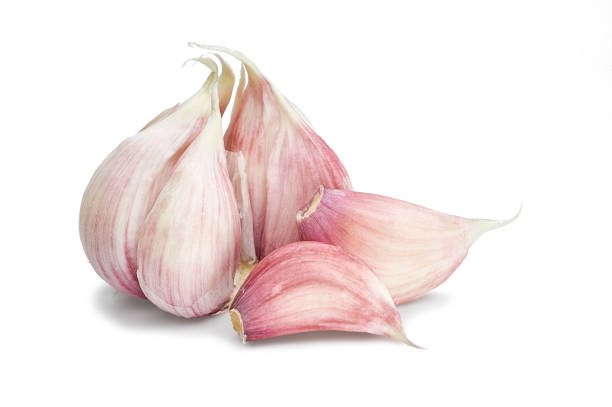 istock organic garlic isolated on white background 1157988216