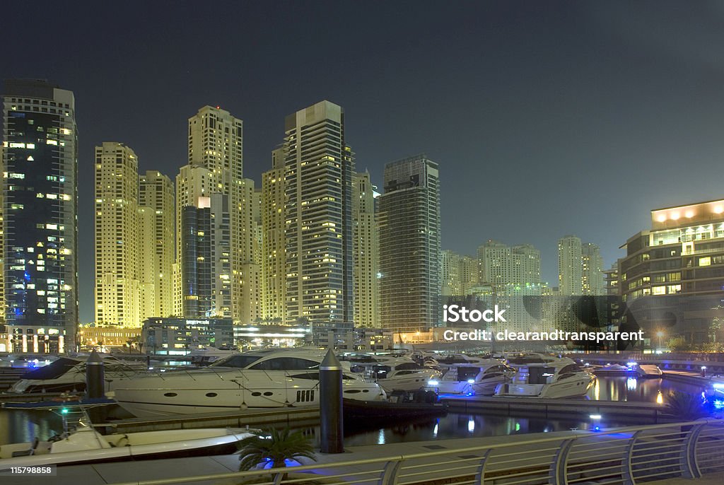 Marina de Dubai, Emirados Árabes Unidos - Foto de stock de Apartamento royalty-free