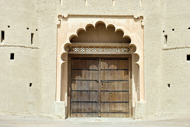 istock Old Arabic fort door 115798920