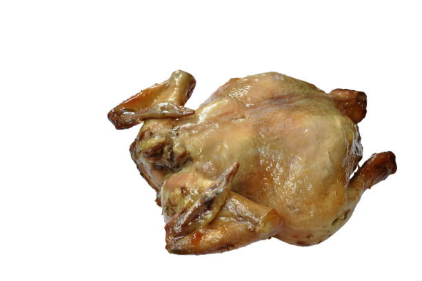 istock grilled chicken with sauce on white background 1157989810