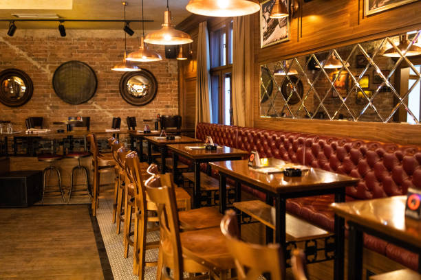 istock Interior of Irish pub 1157991327
