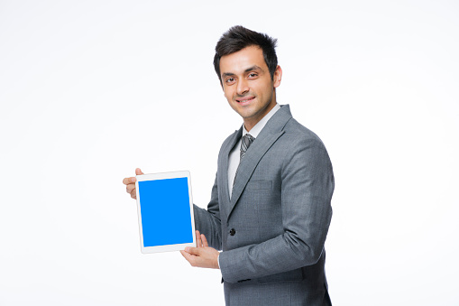 business man in a suit black folder documents manager office. High quality photo