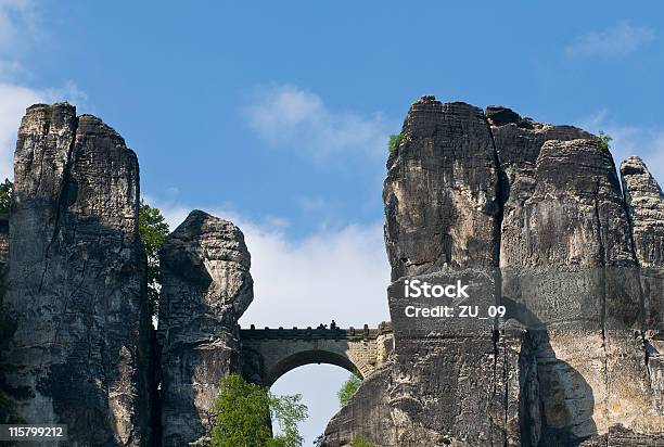 Basteibrücke Stockfoto und mehr Bilder von Elbsandsteingebirge - Elbsandsteingebirge, Bastei, Basteibrücke