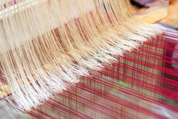 istock Weaving equipment Household weaving 1158013390