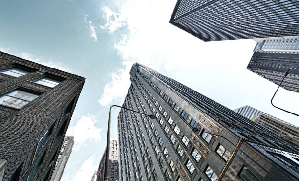 istock Skyscrapers from Below, Downtown Chicago. 1158015740