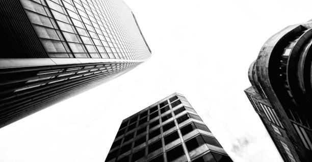 istock Skyscrapers from below, London, UK. 1158015743